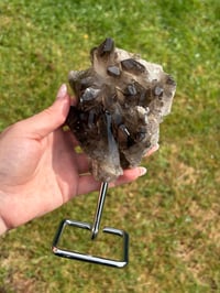 Image 1 of Smokey Quartz Cluster on Stand