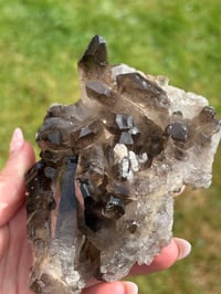 Image 4 of Smokey Quartz Cluster on Stand