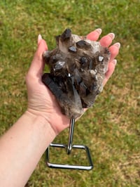 Image 6 of Smokey Quartz Cluster on Stand