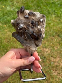 Image 8 of Smokey Quartz Cluster on Stand