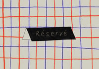 Postkarte - Réservé