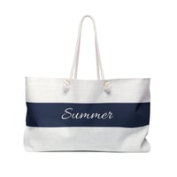Image 1 of Summer Stripe Weekender Bag