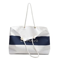 Image 3 of Summer Stripe Weekender Bag