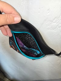 Image 4 of Southwest Cross-Body Bag - Black, Turquoise & Orange- Native American - 