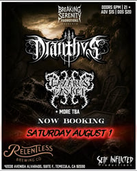 August 1 | Dianthvs | Relentless Brewing 