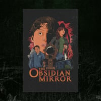 Image 1 of Rolled Poster — ENSEMBLE Retro Horror Film Street Art - The Obsidian Mirror