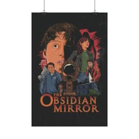 Image 2 of Rolled Poster — ENSEMBLE Retro Horror Film Street Art - The Obsidian Mirror