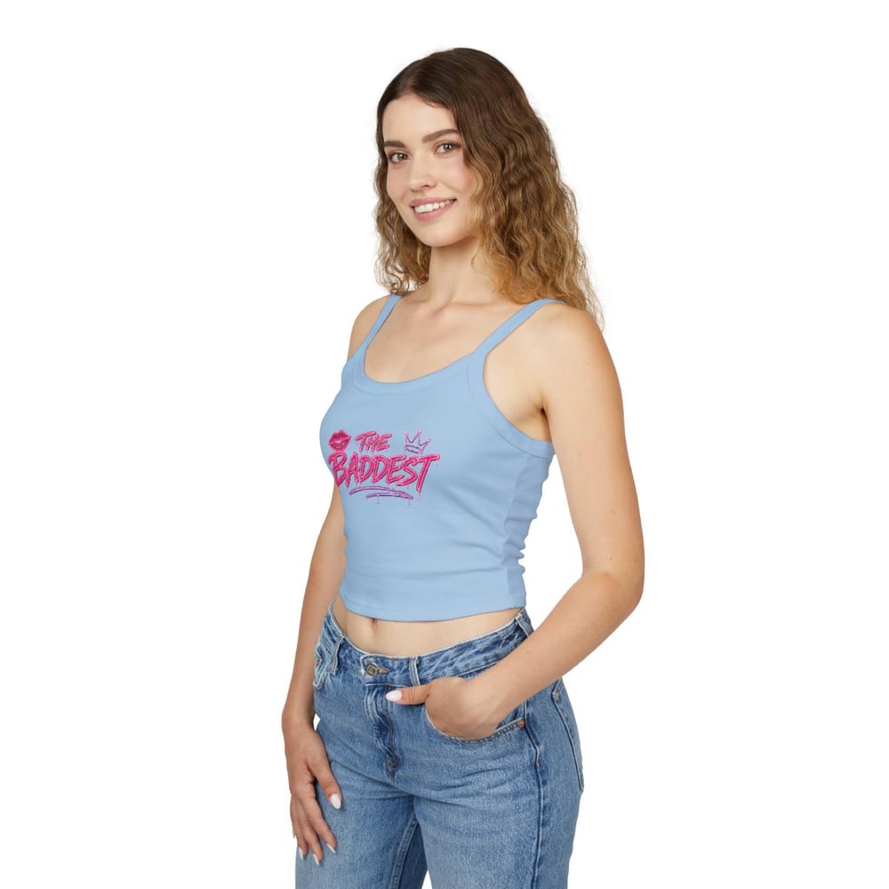 Image of Women's THE BADDEST Spaghetti Strap Tank Top