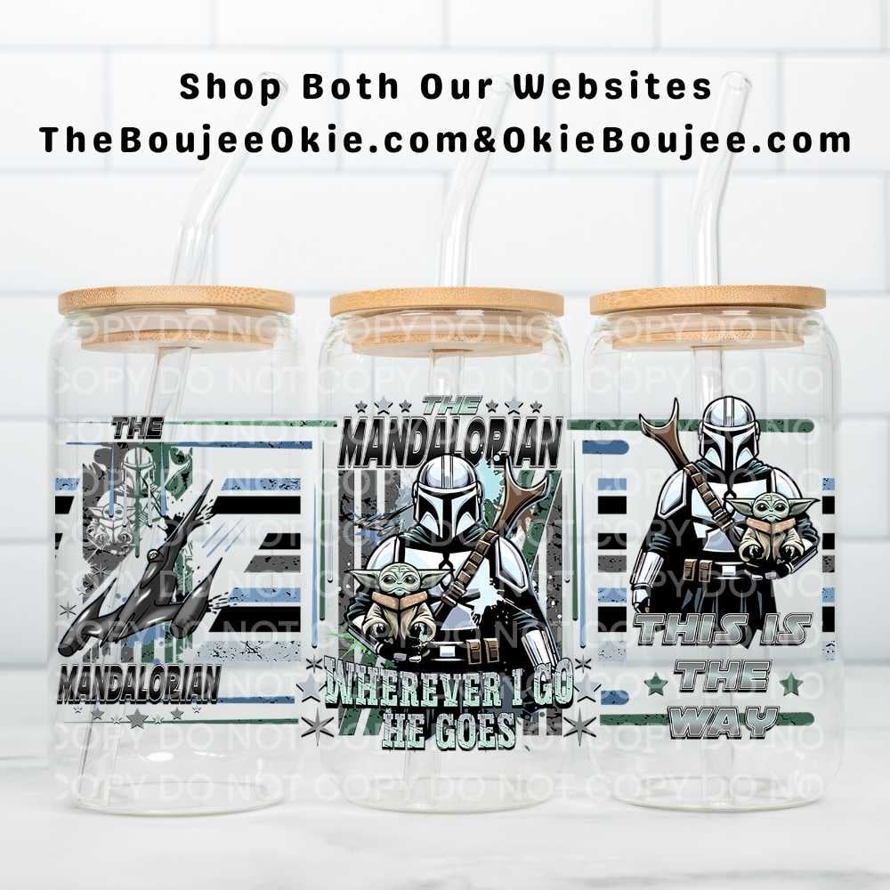 Image of Star Wars The Mandalorian Uv Dtf Wrap Double Sided W0975