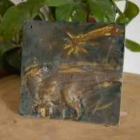 Image 1 of Parasaurolophus Dino extinction Wall Hanging