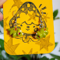 Image 3 of Triceratops Earrings  