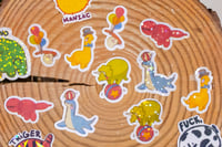 Image 2 of Dino Circus Stickers