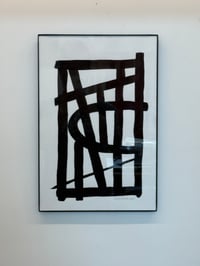 Black on paper