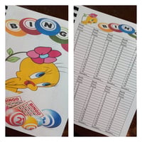 Libreta de Bingo Tweety