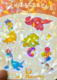 Image 5 of Dino Circus Sticker Sheet