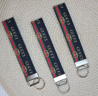 Image 1 of Inspired “GG” wristlet keychain 