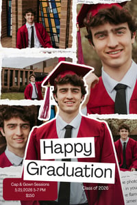 Image 1 of Cap & Gown Photos | Bishop Walsh
