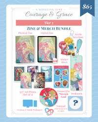 Tier 3 - Zine & Merch Bundle