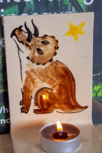 Image 4 of Triceratops Book End