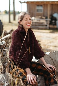 Image 2 of Neys Sweater (Limited Merino Wool shown in Belgian Chocolate)