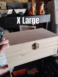 Image 10 of Wood burned Flamed Photo Box Custom