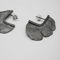 Image 3 of Oxsidised Medusa earrings