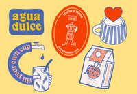 Image 4 of Frutas y Flores Sticker Sheet