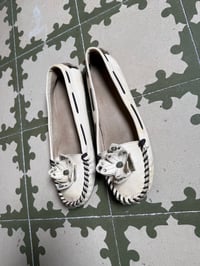 Image 2 of Miu Miu floral loafers