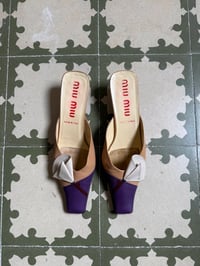 Image 3 of Miu Miu floral mules