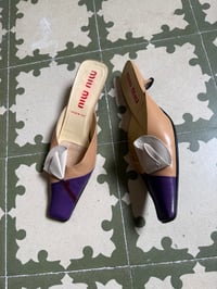 Image 2 of Miu Miu floral mules