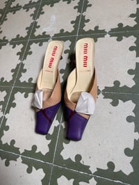 Image 4 of Miu Miu floral mules