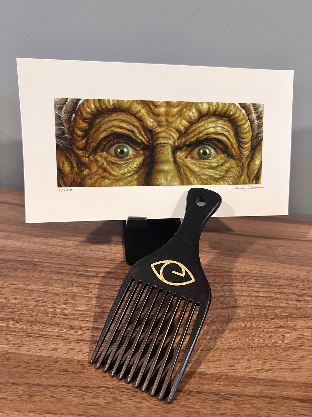 "Power of the Schwartz" - 9" x 5"  limited edition gicleé with BONUS Desert Comb