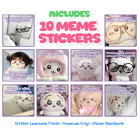 Image 3 of Chiikawa Meme Sticker Bundle