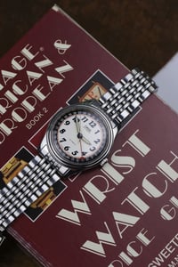 Image 3 of 1990s Oris Pointer Date 7461 - Rare Tuxedo Dial - Automatic Cal. 654