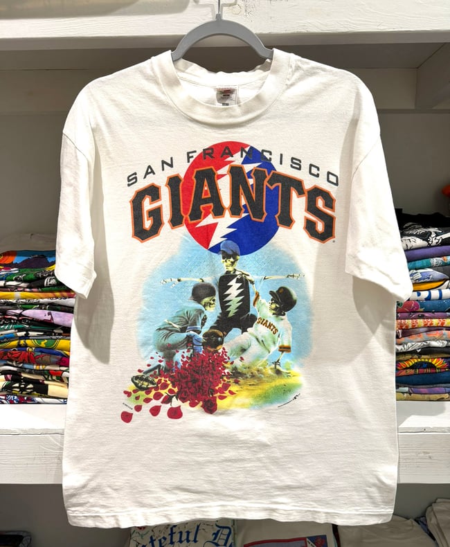 Grateful Dead 1995 SF Giants T-Shirt - Size L