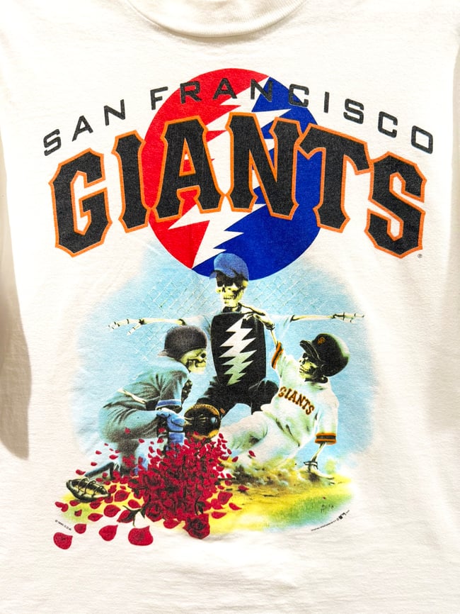 Grateful Dead 1995 SF Giants T-Shirt - Size L