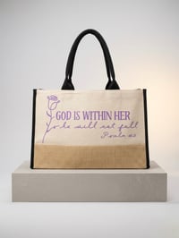 Image 3 of God is Within Her Tote Bag