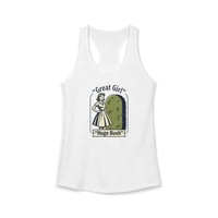 Image 1 of Funny Great Girl Huge Bush Racerback Tank