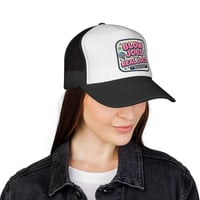 Image 4 of Blow Jobs Are Real Jobs Trucker Cap | Retro Patch Graphic