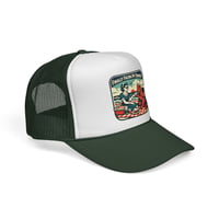 Image 5 of Finally Facing My Demons Trucker Cap | Retro Picnic Illustration