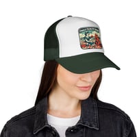 Image 7 of Finally Facing My Demons Trucker Cap | Retro Picnic Illustration