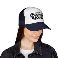 Image 10 of I Still Owe Money to Columbia House Trucker Cap | Retro Logo Mesh Hat
