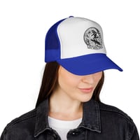 Image 13 of Salt Water Cowboy surf wave logo Trucker Cap | vintage surfer emblem mesh hat