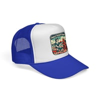 Image 11 of Finally Facing My Demons Trucker Cap | Retro Picnic Illustration