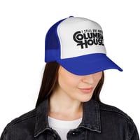 Image 13 of I Still Owe Money to Columbia House Trucker Cap | Retro Logo Mesh Hat