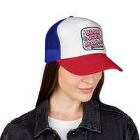 Image 16 of Blow Jobs Are Real Jobs Trucker Cap | Retro Patch Graphic