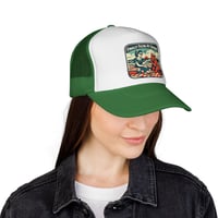 Image 19 of Finally Facing My Demons Trucker Cap | Retro Picnic Illustration