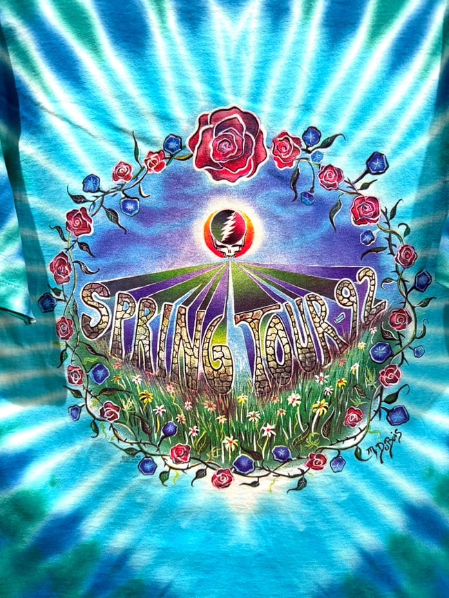 Grateful Dead 1992 Spring Tour T-Shirt (Unworn) - Size XL/L