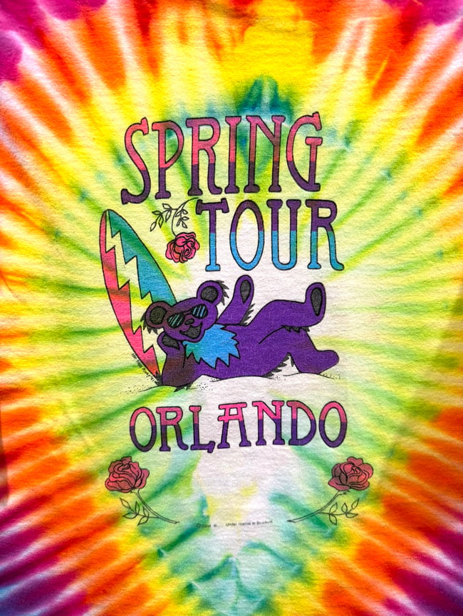 Grateful Dead 1991 Spring Tour Orlando T-Shirt - Fits M