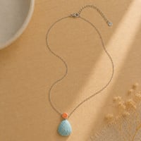Image 2 of Χειροποίητο Κολιέ "Colorful Bead Shell" – Ατσάλινη Αλυσίδα